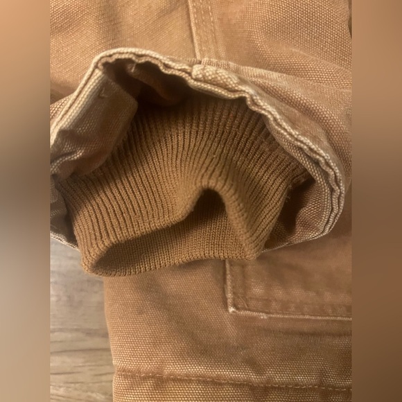 VTG Carhartt Mens Coat Lined Duck Canvas Chore Barn Workwear Distressed XXL G3 - Picture 4 of 12